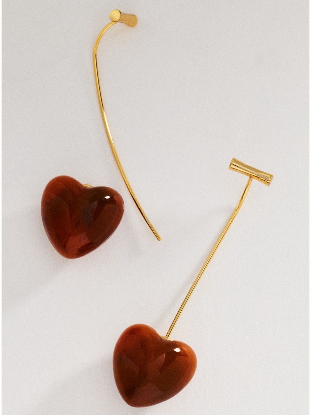 ANTHRO Icon Drop Earrings - Heart